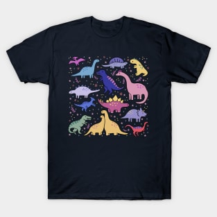 Cute Dinosaurs illustration T-Shirt